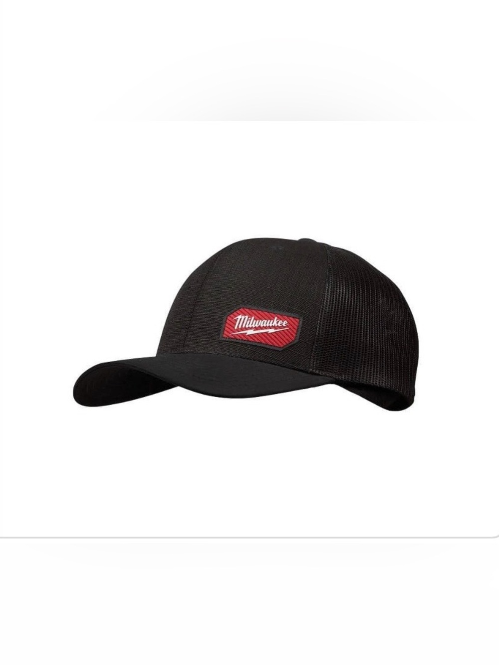 Milwaukee Gridiron Black Adjustable Fit Trucker Hat OS